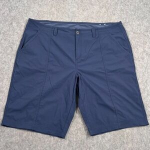 Royal Robbins Navy Blue Discovery Stretch Nylon Bermuda Short Women's Size 20/12